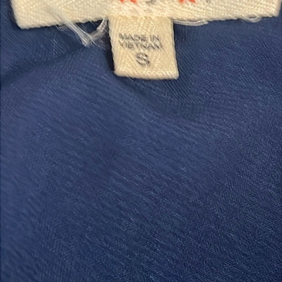 BeBop Navy Button-Up Romper - Picture 10 of 10